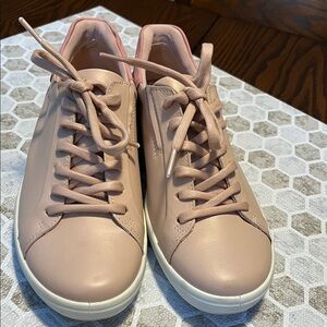 Women's ECCO Easy Slip-ons, pink leather sz 39, 8.5